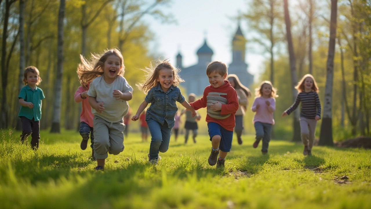 Активные игры на свежем воздухе