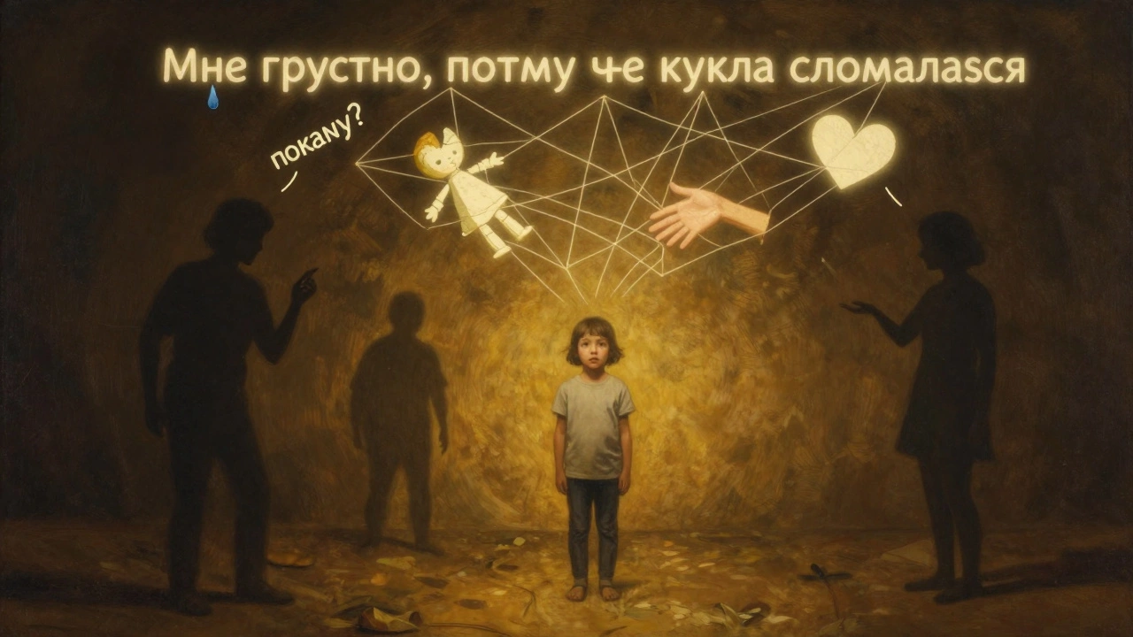 Ребёнок говорит полное предложение, слова превращаются в эмоциональную сеть, тени ошибок родителей позади.